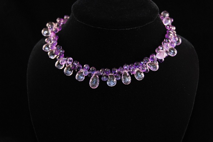 Amethyst Briolette Necklace