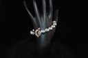 Large Bead Silver Bracelet